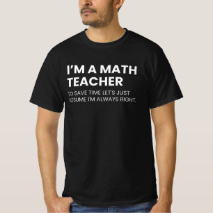 数学先生おもしろい教授ことわざ Tシャツ
