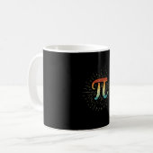 数学先生かわいいパイ コーヒーマグカップ (正面左)