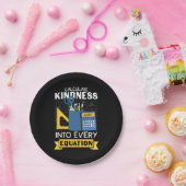 数学先生が親切を計算 ペーパープレート (パーティー)