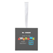 数学先生の感謝の日素晴らし, キューブオーナメント (右)