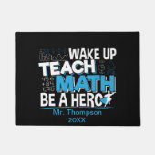 数学先生の教え評価- Be A Hero ドアマット (正面)