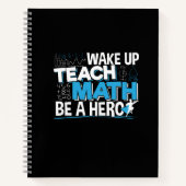 数学先生の教え評価- Be A Hero ノートブック (正面)