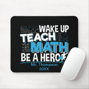 数学先生の教え評価- Be A Hero マウスパッド