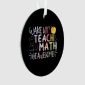 数学先生の評価 – 素晴らし Be オーナメント (正面)