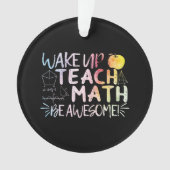 数学先生の評価 – 素晴らし Be オーナメント (正面)