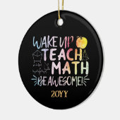 数学先生の評価 – 素晴らし Be セラミックオーナメント (左)