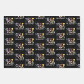 数学先生の評価 – 素晴らし Be ラッピングペーパーシート (正面)