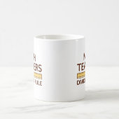 数学先生の除算と規則 コーヒーマグカップ (中央)