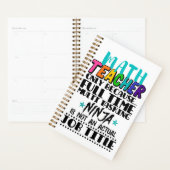 数学先生はフルタイムのタスク数々の処理のみ プランナー手帳 (ディスプレー)
