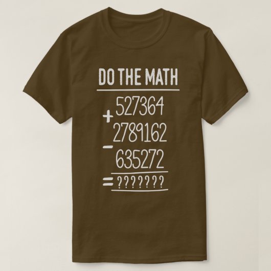 数学先生は数学をおもしろいする Tシャツ (デザイン正面)