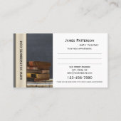 数学先生または家庭教師アポイントメント名刺 予約カード (裏面)