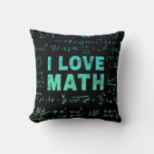 数学先生または数学教授と学生 クッション (正面)