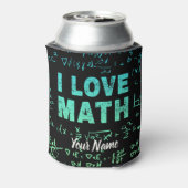 数学先生または数学教授と学生 缶クーラー (缶裏面)