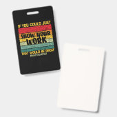 数学先生もしMath You Can Just バッジ (正面＆裏面)