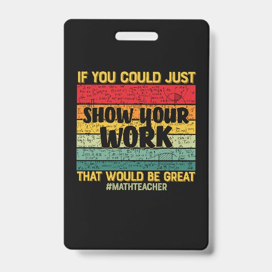 数学先生もしMath You Can Just バッジ (正面)