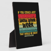 数学先生もしMath You Can Just フォトプラーク (側面)