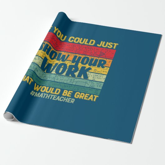 数学先生もしMath You Can Just ラッピングペーパー (アンロールド)