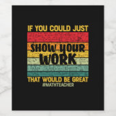 数学先生もしMath You Can Just ワインラベル (シングルラベル)