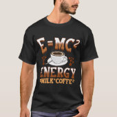 数学先生エナジーコーヒーフォーミュラCaffeine Chemi Tシャツ (正面)