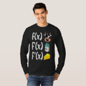 数学先生カウミルクチーズ数学 Tシャツ (正面フル)
