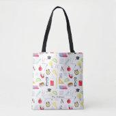 数学先生カスタムカラフル トートバッグ (正面)