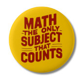 数学先生ギフト数学の天才Numeracy 缶バッジ