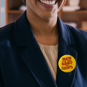 数学先生ギフト数学の天才Numeracy 缶バッジ