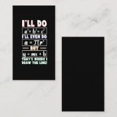 数学先生ギーク数学おたく数式π日 名刺 (正面/裏面)