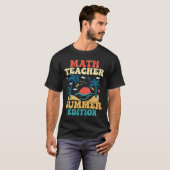 数学先生サマースエディションスクールエデュケーション Tシャツ (正面フル)