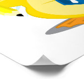 数学先生ダック ポスター (角)