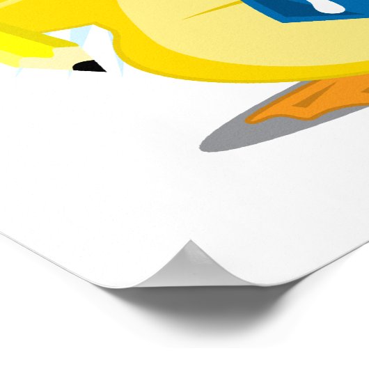 数学先生ダック ポスター (角)