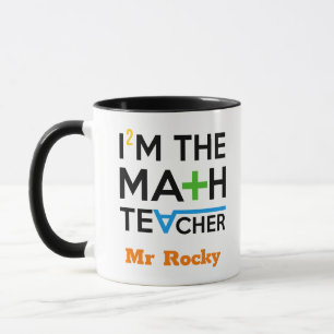 数学先生マグパーソナライズされた感謝ギフト マグカップ