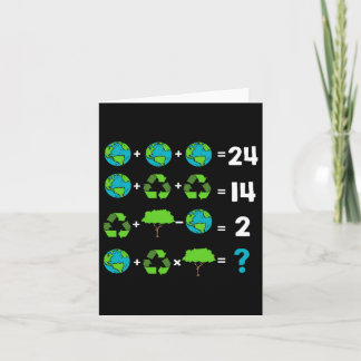 数学先生ユーモアの日の地球の秩序の動作 カード