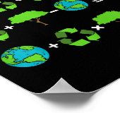 数学先生ユーモアの日の地球の秩序の動作 ポスター (角)