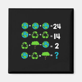 数学先生ユーモアの日の地球の秩序の動作 マグネット