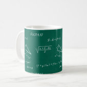 数学先生代数ギーク コーヒーマグカップ (正面左)
