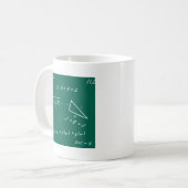数学先生代数ギーク コーヒーマグカップ (正面左)