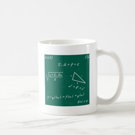 数学先生代数ギーク コーヒーマグカップ (右)