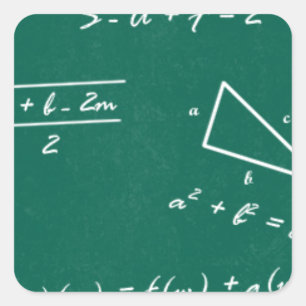 数学先生代数ギーク スクエアシール