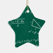 数学先生代数ギーク セラミックオーナメント (右)