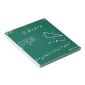 数学先生代数ギーク ノートパッド (アングル)