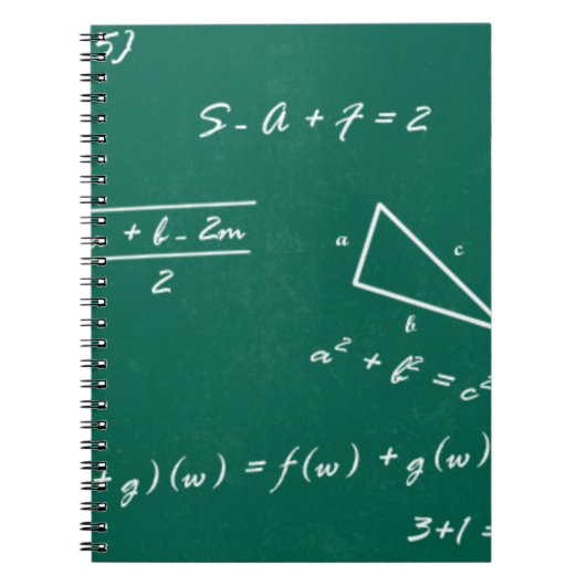 数学先生代数ギーク ノートブック (正面)
