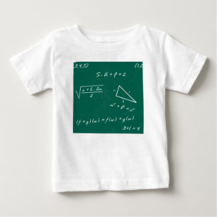数学先生代数ギーク ベビーTシャツ