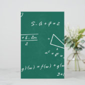 数学先生代数ギーク 便箋 (スタンド正面)