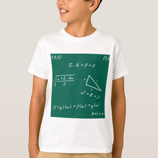 数学先生代数ギーク Tシャツ (正面)