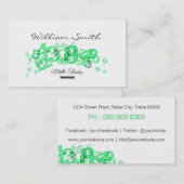 数学先生名刺 名刺 (正面/裏面)