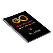 数学先生問題インフィニティピアスクールカスタム ノートブック (右側)