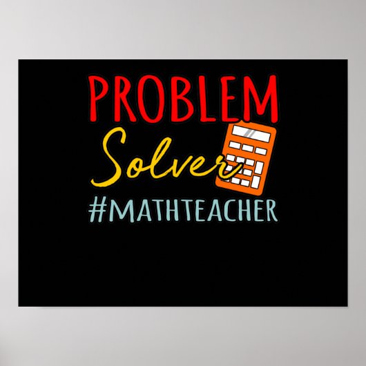 数学先生問題ソルバマテマティック数学 ポスター (正面)