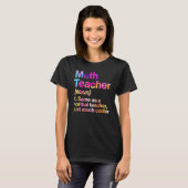数学先生定義の初日絞り染め戻る Tシャツ (正面フル)