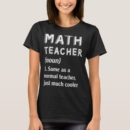 数学先生定義学校1 Tシャツ (正面)